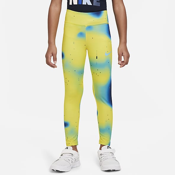 Nike leggings yellow hot sale